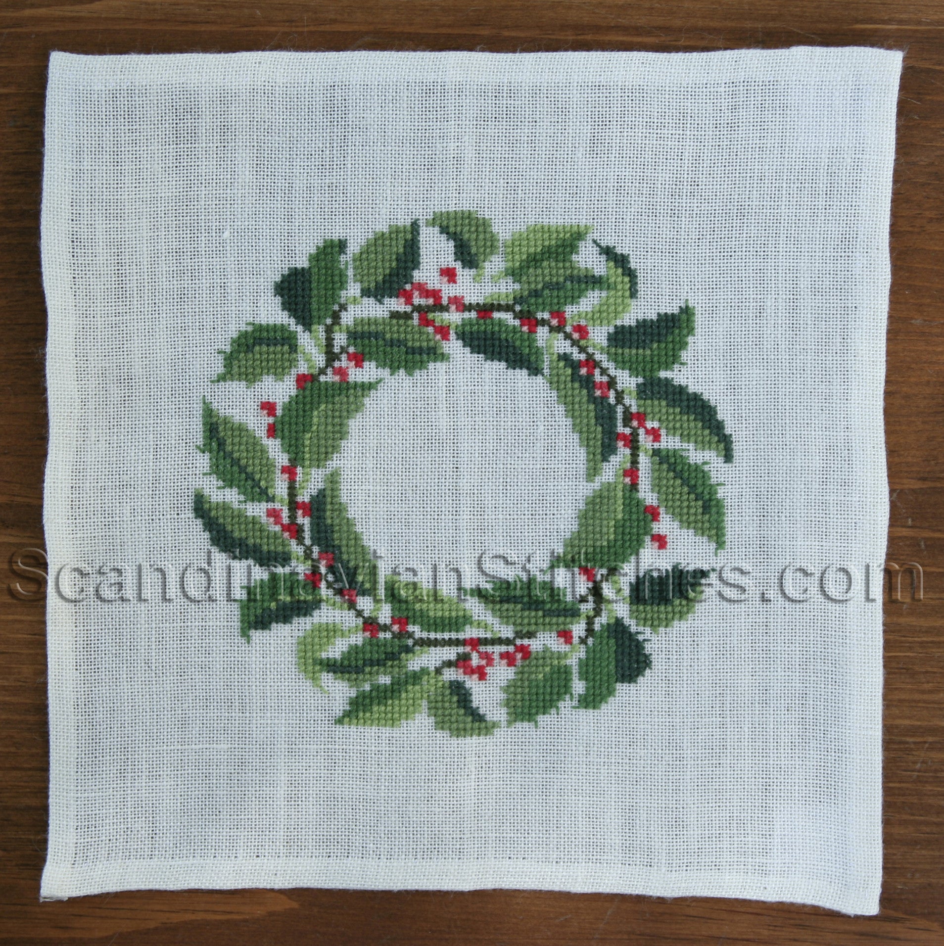 Holly Wreath, December Holly Wreath, December