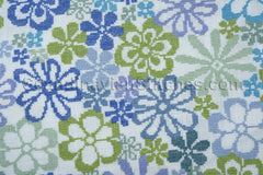 Blue Flower Pillow