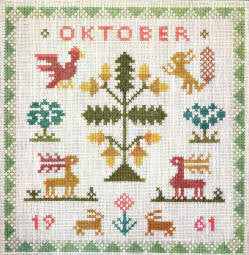 Birthday Sampler, October Birthday Sampler, October