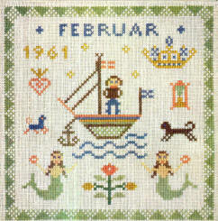 Birthday Sampler, February Birthday Sampler, February