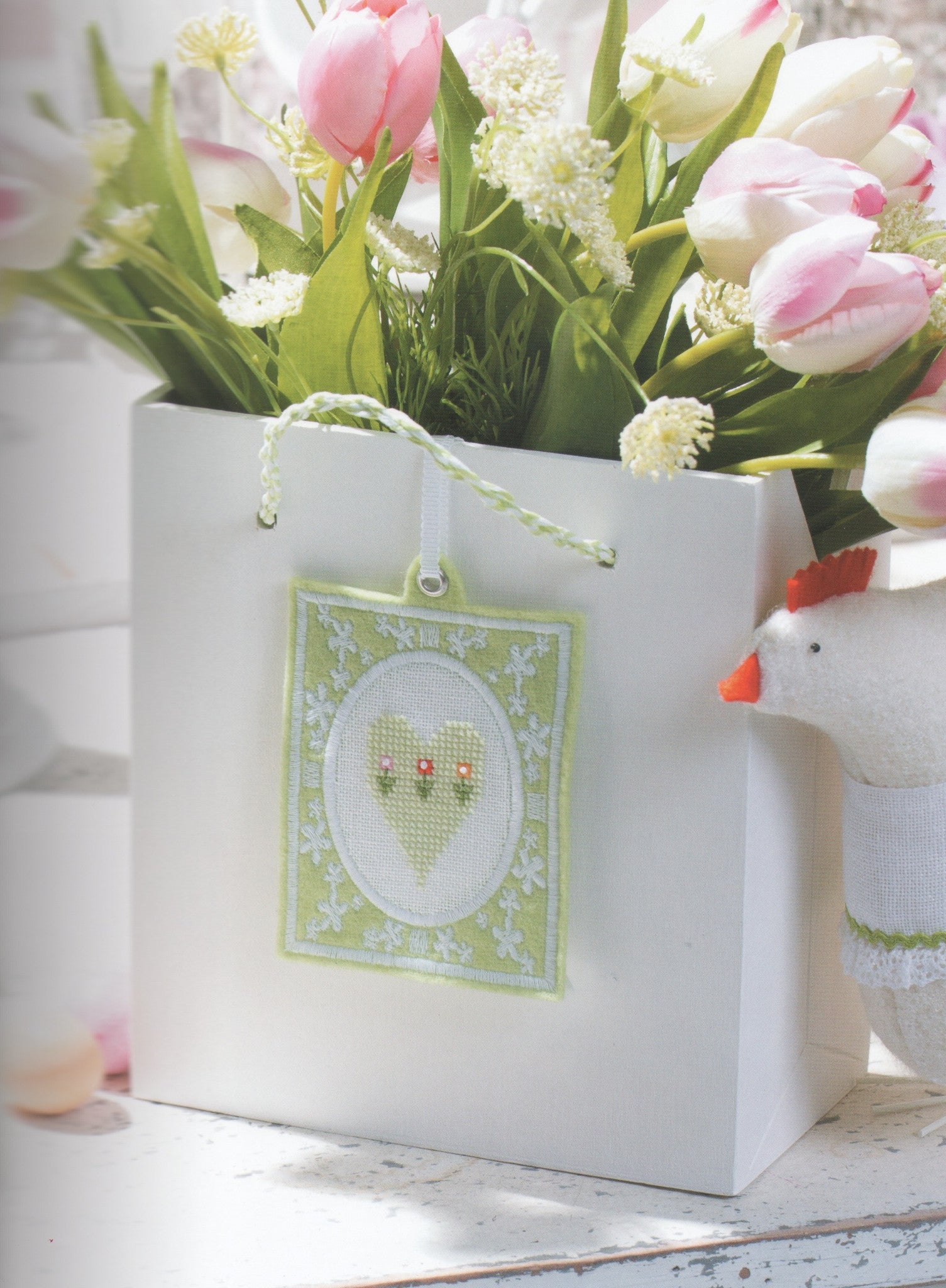 Felted Linen Hanging Tag Felted Linen Hanging Tag