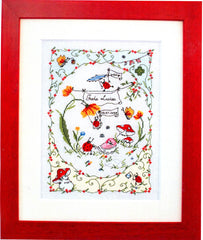 Lotti Ladybug Birth Sampler