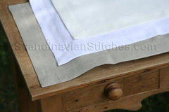 Double Hem Stitched Large Runner