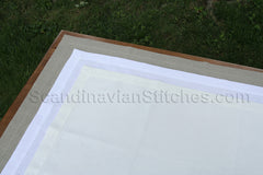 Double Hem Stitched Large Table Square
