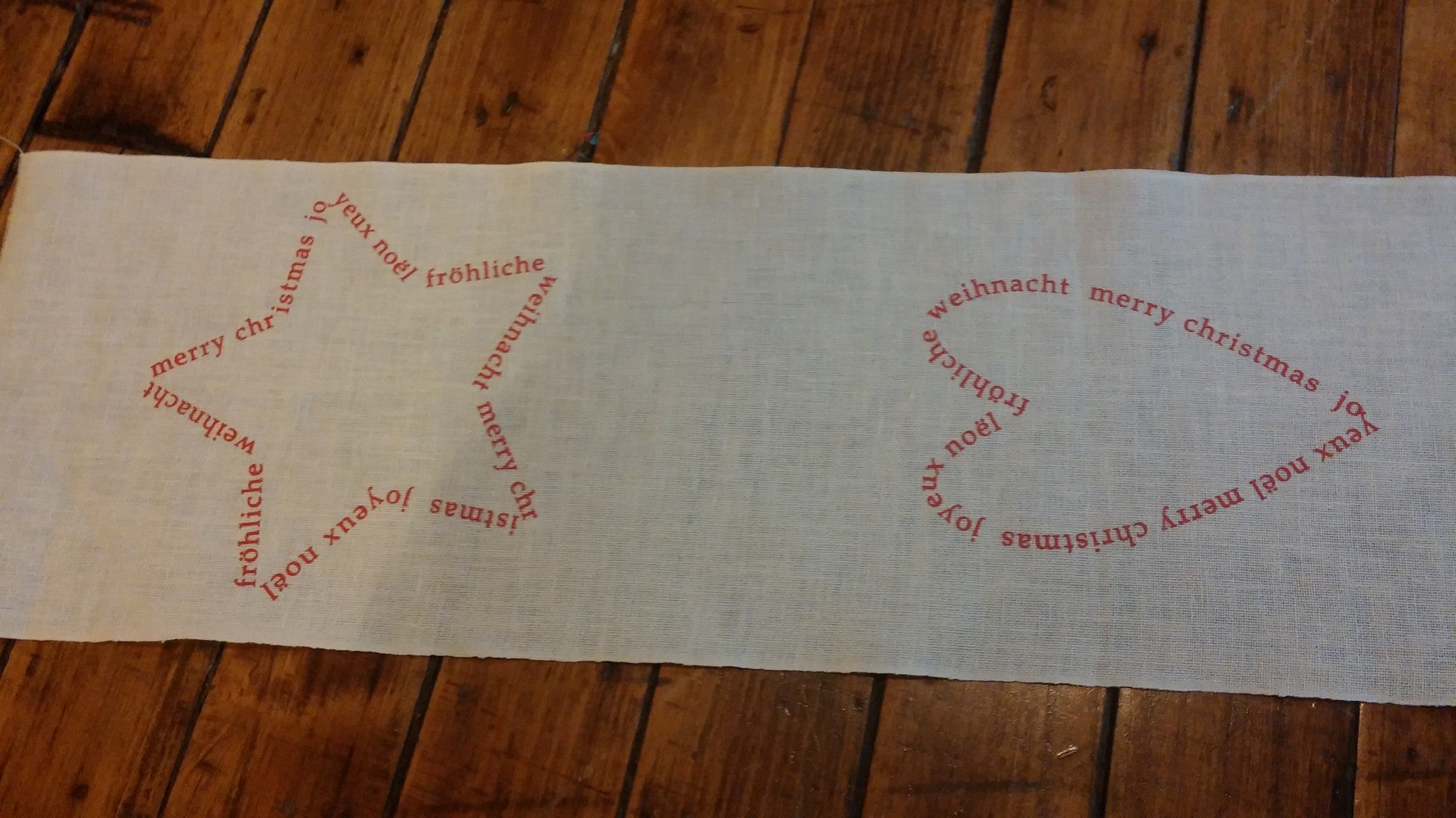 Holiday Star Linen Banding Holiday Star Linen Banding