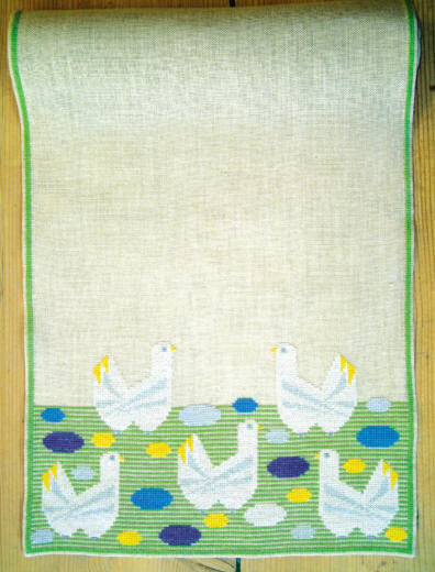 Chicken and Easter Eggs Runner