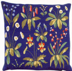 Flowers on Blue 1
