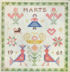 Birthday Sampler, March