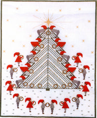 Pixie Elves Advent Calendar - Cross Stitch Kit
