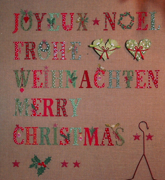 ABC Frohe Weihnachten (ABC Merry Christmas Chart)