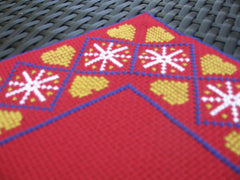 Golden Hearts Square by Gunilla's Designs