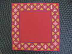 Golden Hearts Square by Gunilla's Designs