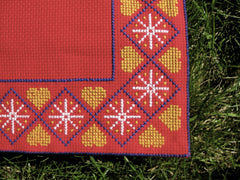 Golden Hearts Square by Gunilla's Designs